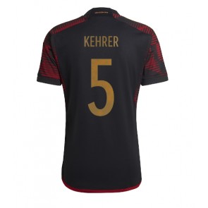 Germany Thilo Kehrer #5 Replica Away Stadium Shirt World Cup 2022 Short Sleeve